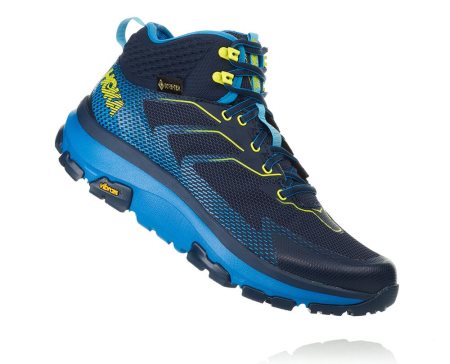 Hoka One One Toa Gore-tex Moški Pohodniški Čevlji Črna / Modra SI-128469C